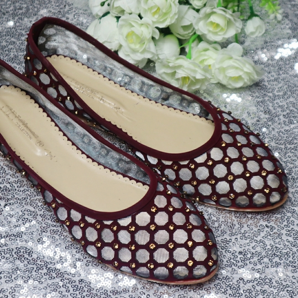 Fancy Flats ( net with stones )